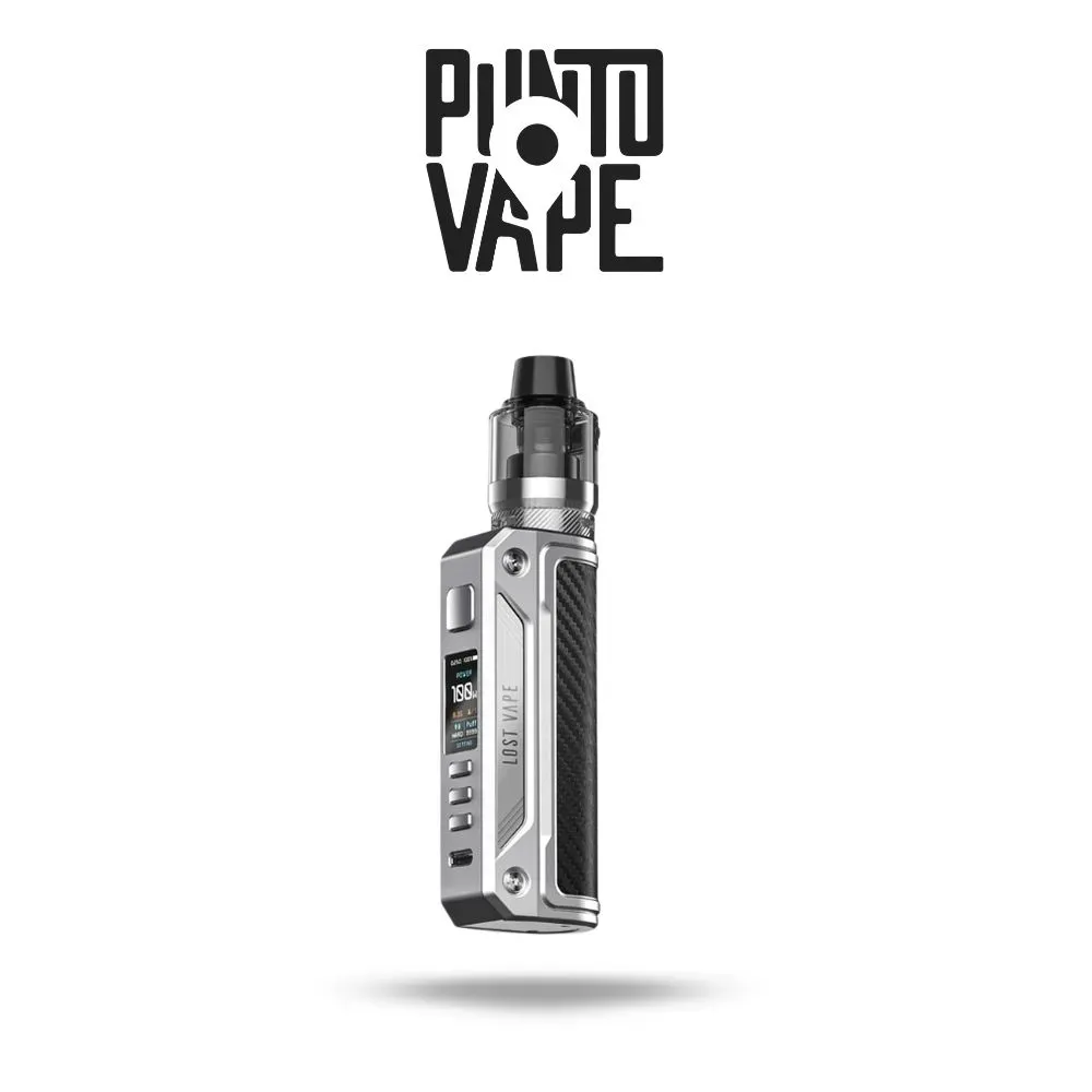LOST VAPE THELEMA SOLO KIT SILVER CARBON FIBER